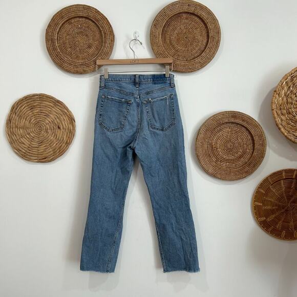 Abercrombie Straight Leg The Ankle Straight Ultra High Rise Jeans 28 / 6 - Picture 2 of 5